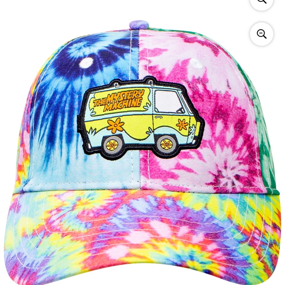 Vibrant Tie-Dye Kids Hat with Van Patch